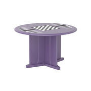Endurance Table 48" Round X-Base Flame Retardant Game Top, Indigo