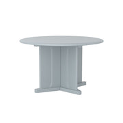 Endurance Table 48" Round X-Base Flame Retardant, Gray