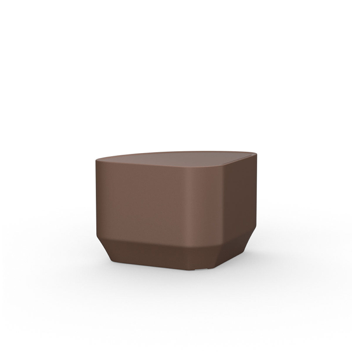 Endurance Wedge, Side or End Table, Brown