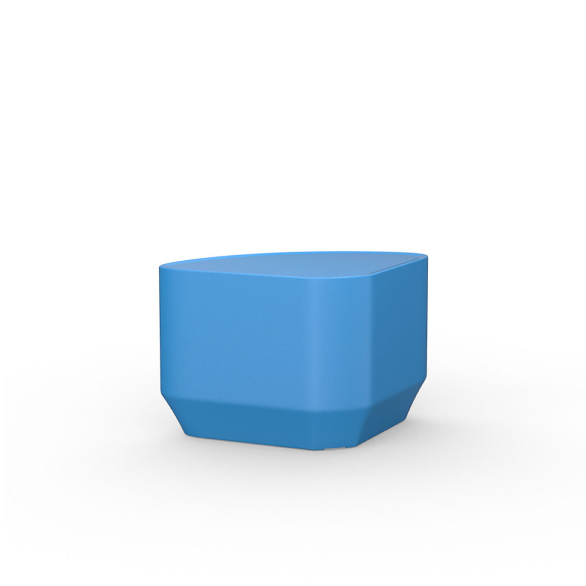 Endurance Wedge, Side or End Table, with Ballast Door, Slate Blue