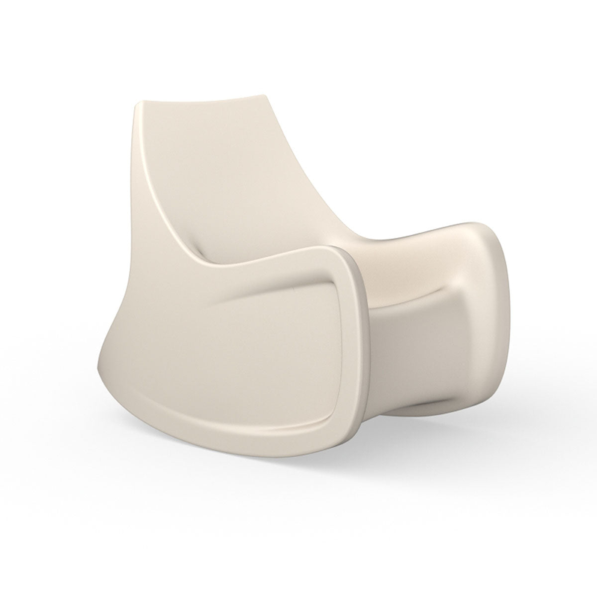 Radial Rocker with Access Door, Stone Gray