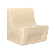 Sabre Chair Floor Mount, Gangable with Access Door, Sand