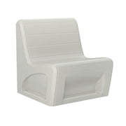 Sabre Chair-Floor Mount, Gangable, Stone Gray