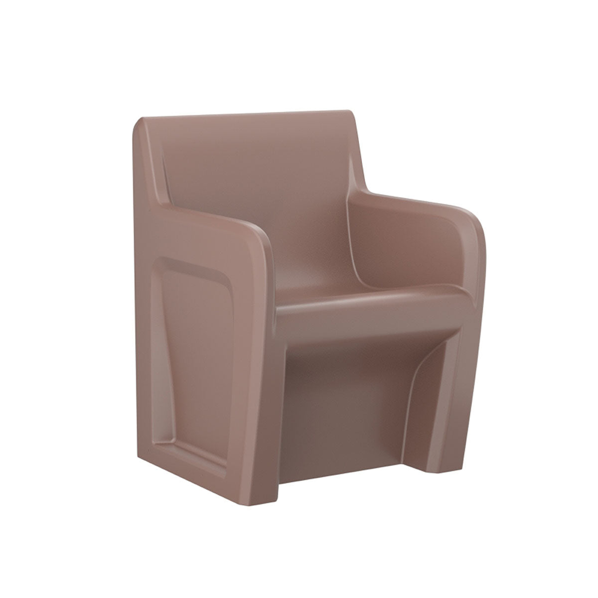 Sentinel Arm Chair-Floor Mount, Gangable with Ballast Door, Brown