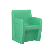 Sentinel Arm Chair-Floor Mount, Gangable with Ballast Door, Green