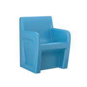 Sentinel Arm Chair-Floor Mount, Gangable with Ballast Door, Slate Blue