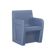 Sentinel Arm Chair-Floor Mount, Gangable, Midnight Blue