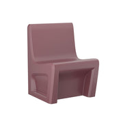 Sentinel Armless Chair-Floor Mount, Gangable, Burgundy