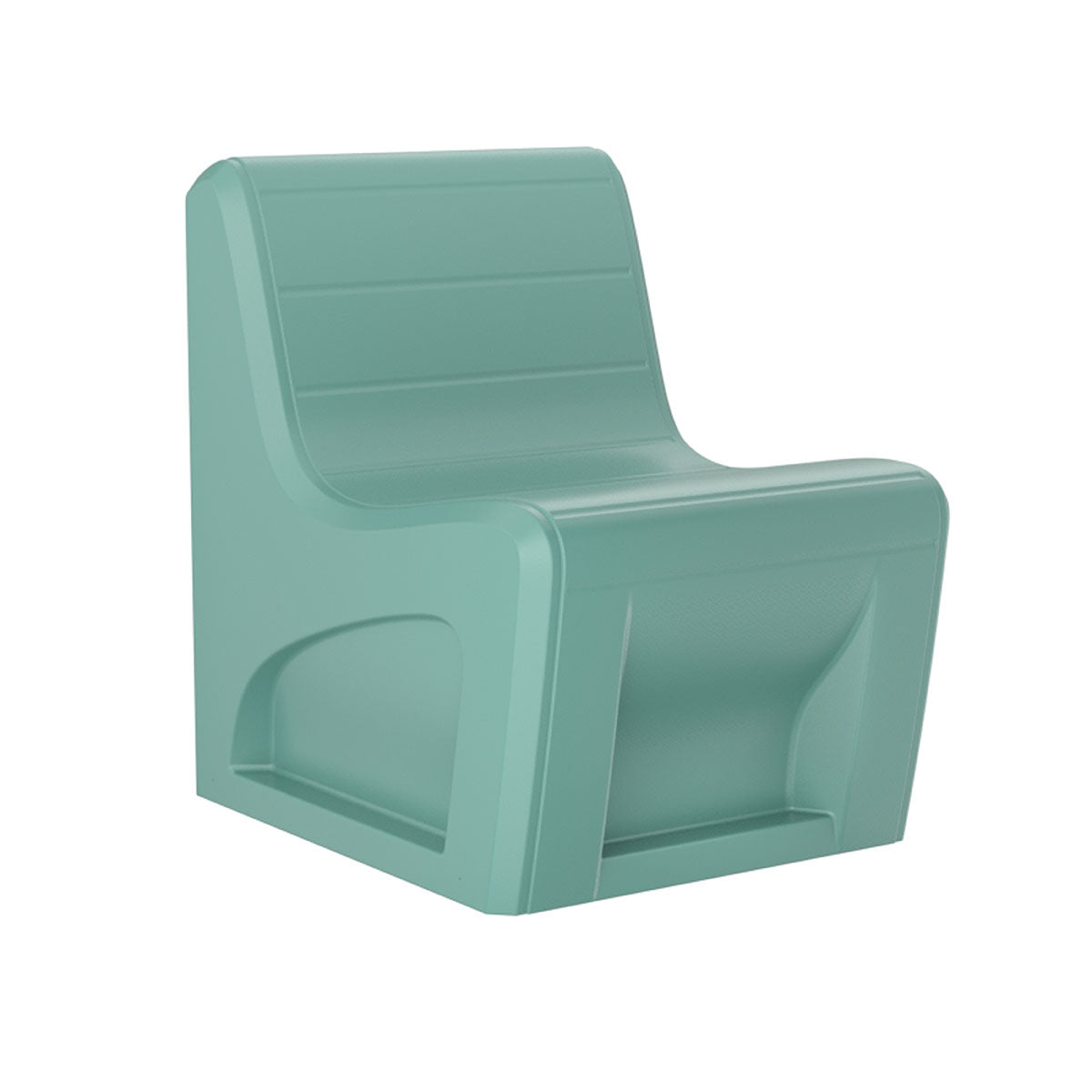 Sync Slim Chair with Ballast Door, Aqua