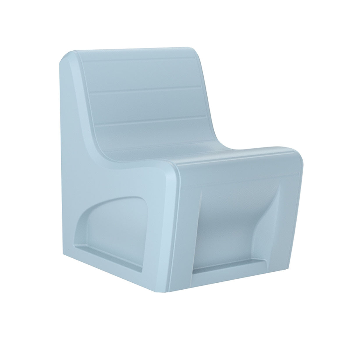Sync Slim Chair with Ballast Door, Blue Gray