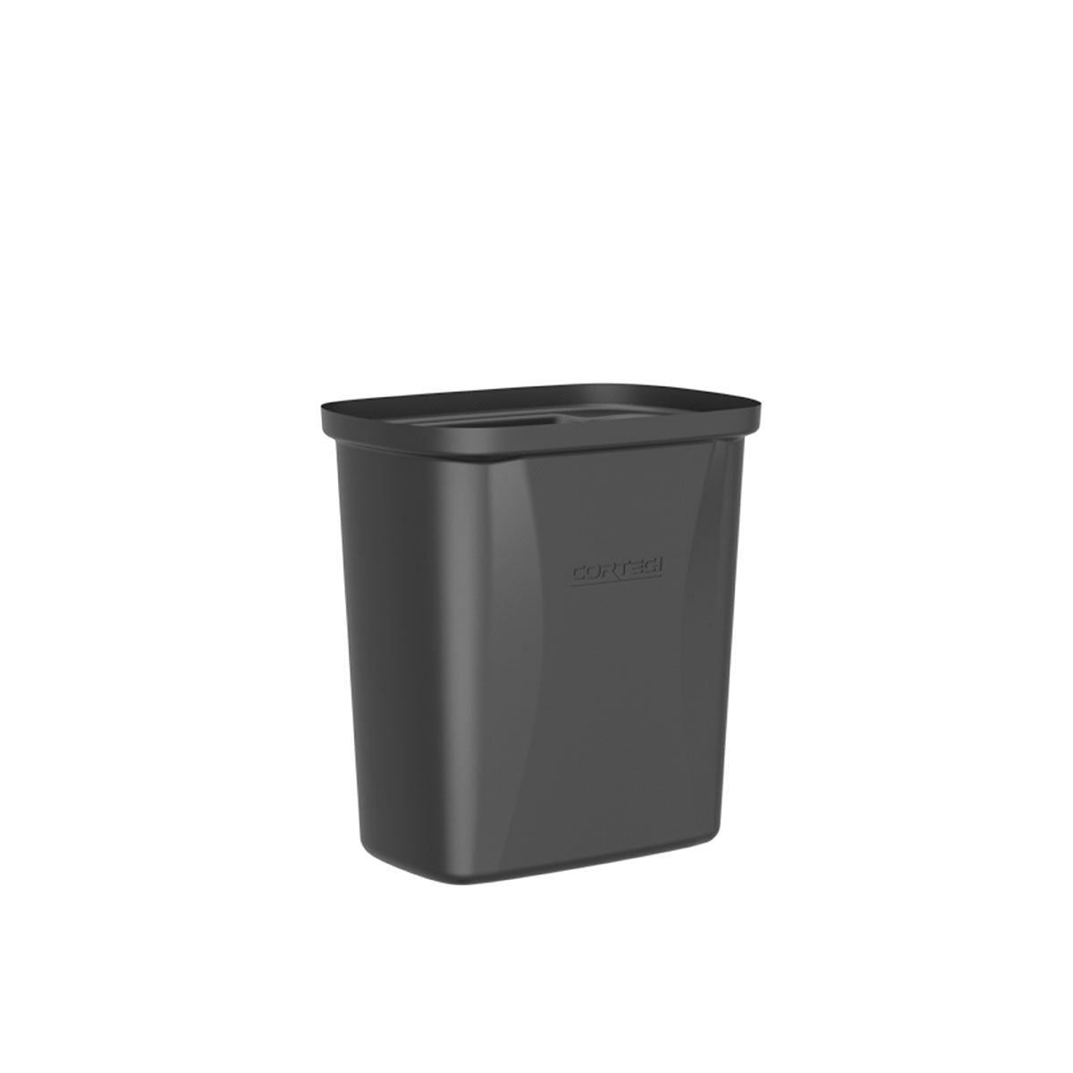 Trash Can Flame Retardant, 10 quart, Black, Pack of 6