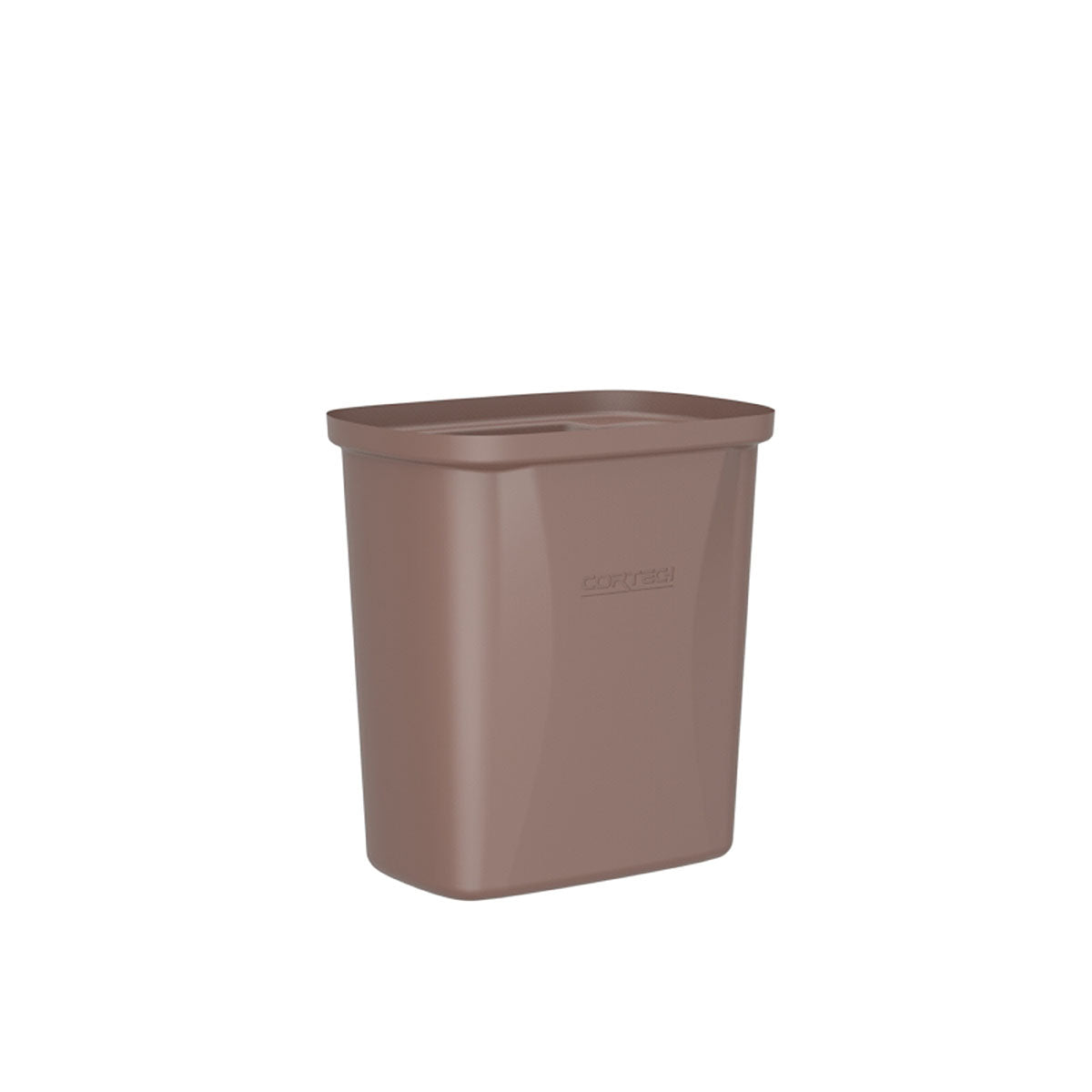 Trash Can Flame Retardant, 10 quart, Brown, Pack of 6