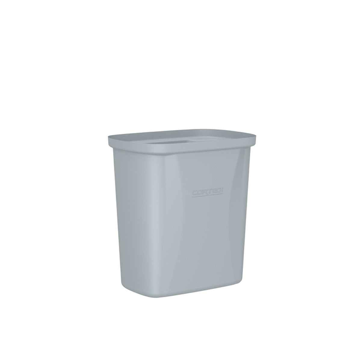 Trash Can Flame Retardant, 10 quart, Gray, Pack of 6