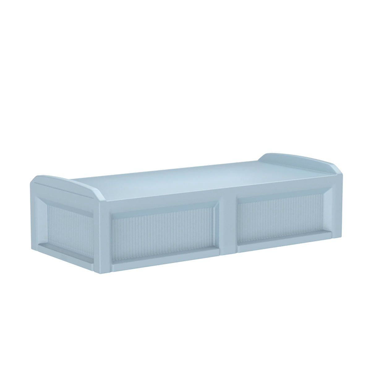 Solstice Bed with 3 Doors, Blue Gray