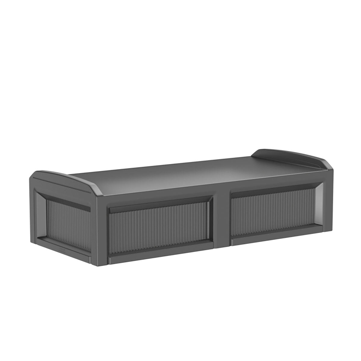 Solstice Bed with 3 Doors, Black