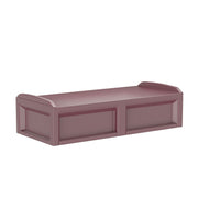 Solstice Bed with 3 Doors, Burgundy