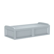 Solstice Bed with 3 Doors, Gray