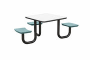 ADA Anchor Table, U-Leg, 3 Tide Seats, Square, 42" x 42"