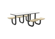 ADA Anchor Table, U-Leg, 5 Canvas, Rectangle, 30" x 72"