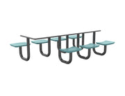 ADA Anchor Table, U-Leg, 7 Tide Seats, Rectangle, 30" x 96"