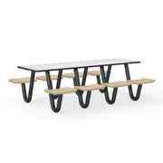 Anchor Table, U-Leg, 8 Sand Seats, Rectangle, 30" x 96"
