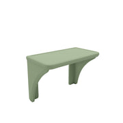 ADA Endurance Desk, Plastic with Laminate Top, Wall/Floor Mounted, Seagrass