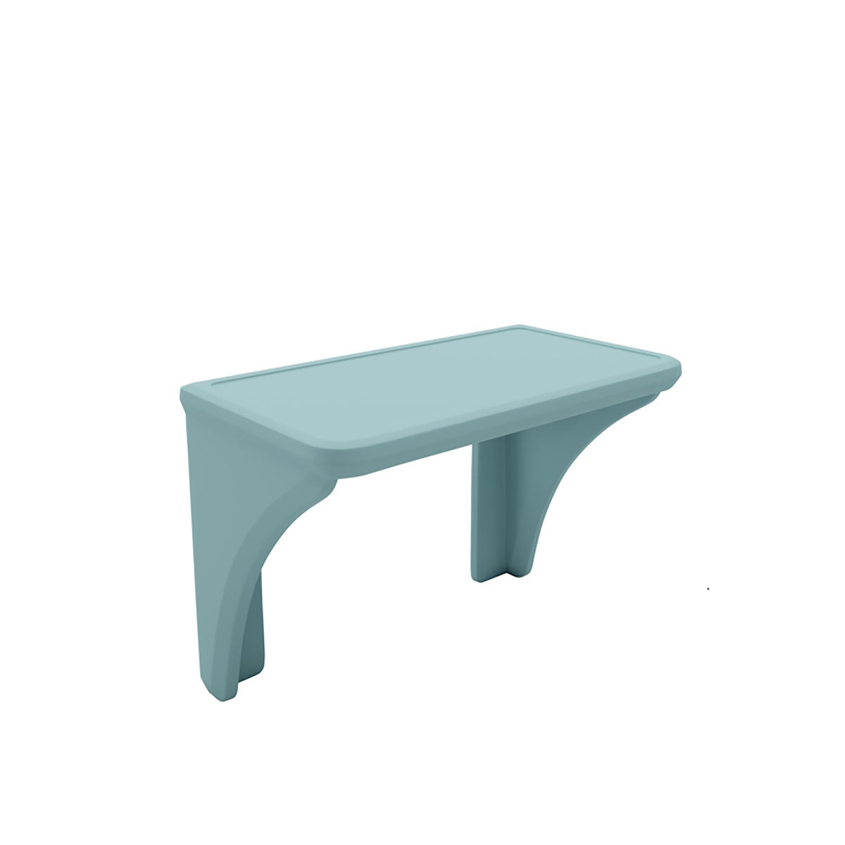 ADA Endurance Desk, Plastic with Laminate Top, Wall/Floor Mounted, Tide