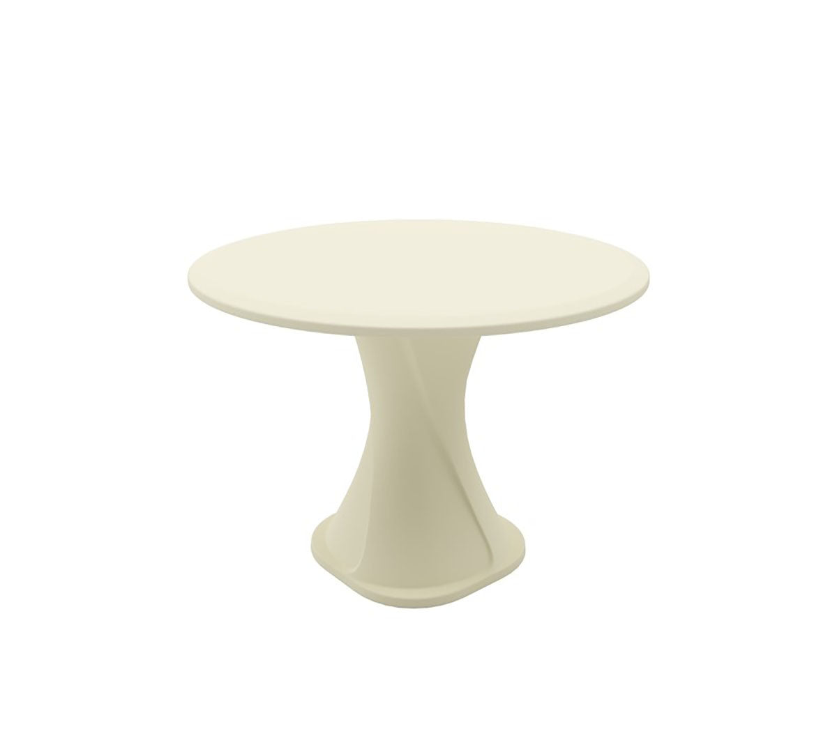 Endurance 42" Cascade All Plastic Table - Canvas