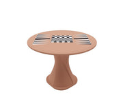 Endurance 42" Cascade All Plastic Table - Claylight with Game Top w/Access Door