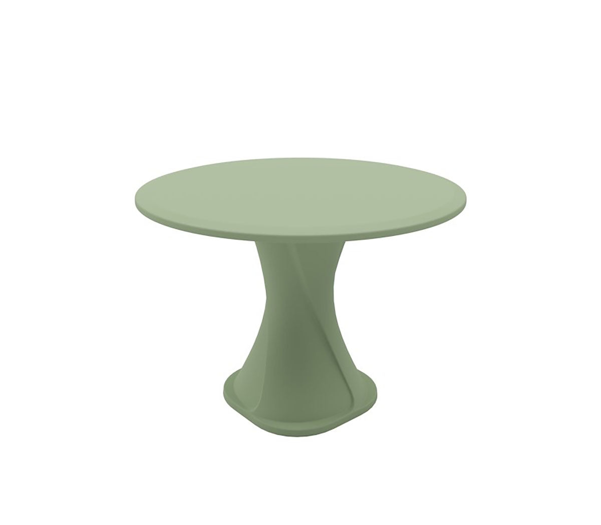 Endurance 42" Cascade All Plastic Table - Seagrass