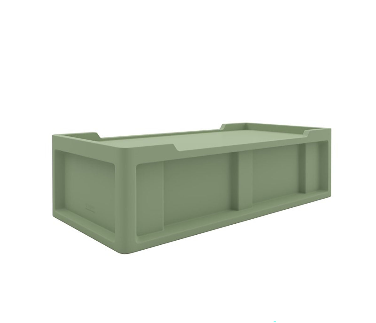 Endurance Bed 2.2 with no storage compartments, Seagrass