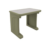 Endurance Desk, All plastic, Laminate Top, Standing/floor Mount, Moss