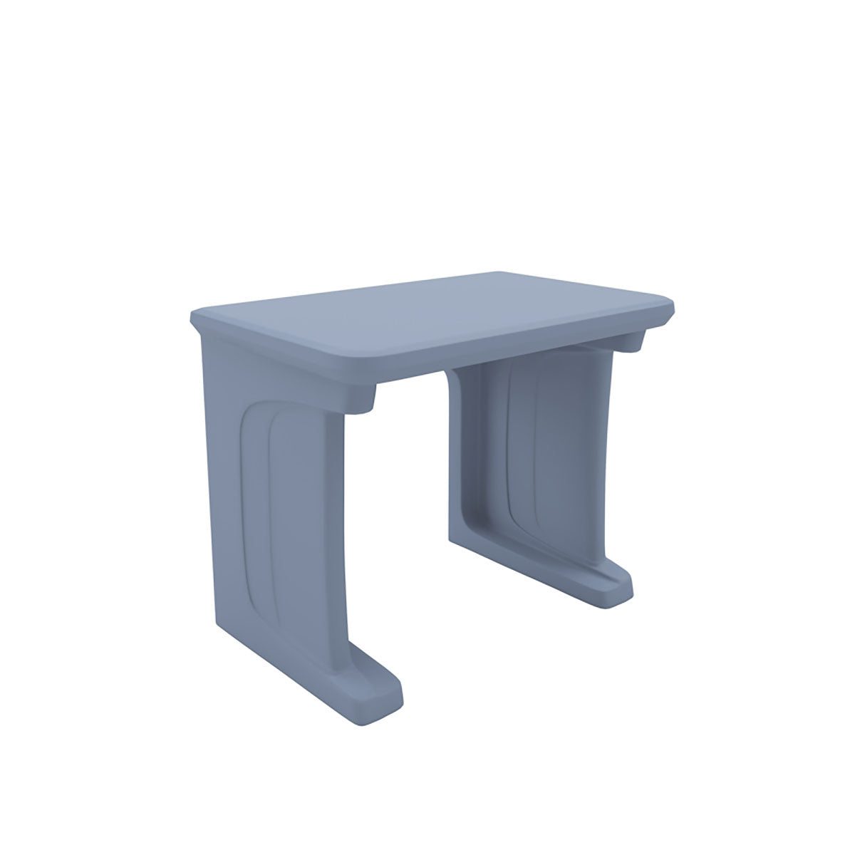 Endurance Desk, all plastic, standing/floor mount, Overcast