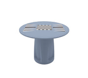 Endurance Round Base Table, 42" Round Top, Game Top, Overcast