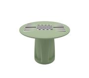 Endurance Round Base Table, 42" Round Top, Game Top, Seagrass