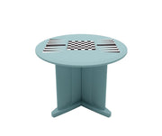 Endurance Table 42" Round X-Base Flame Retardant Game Top, Tide