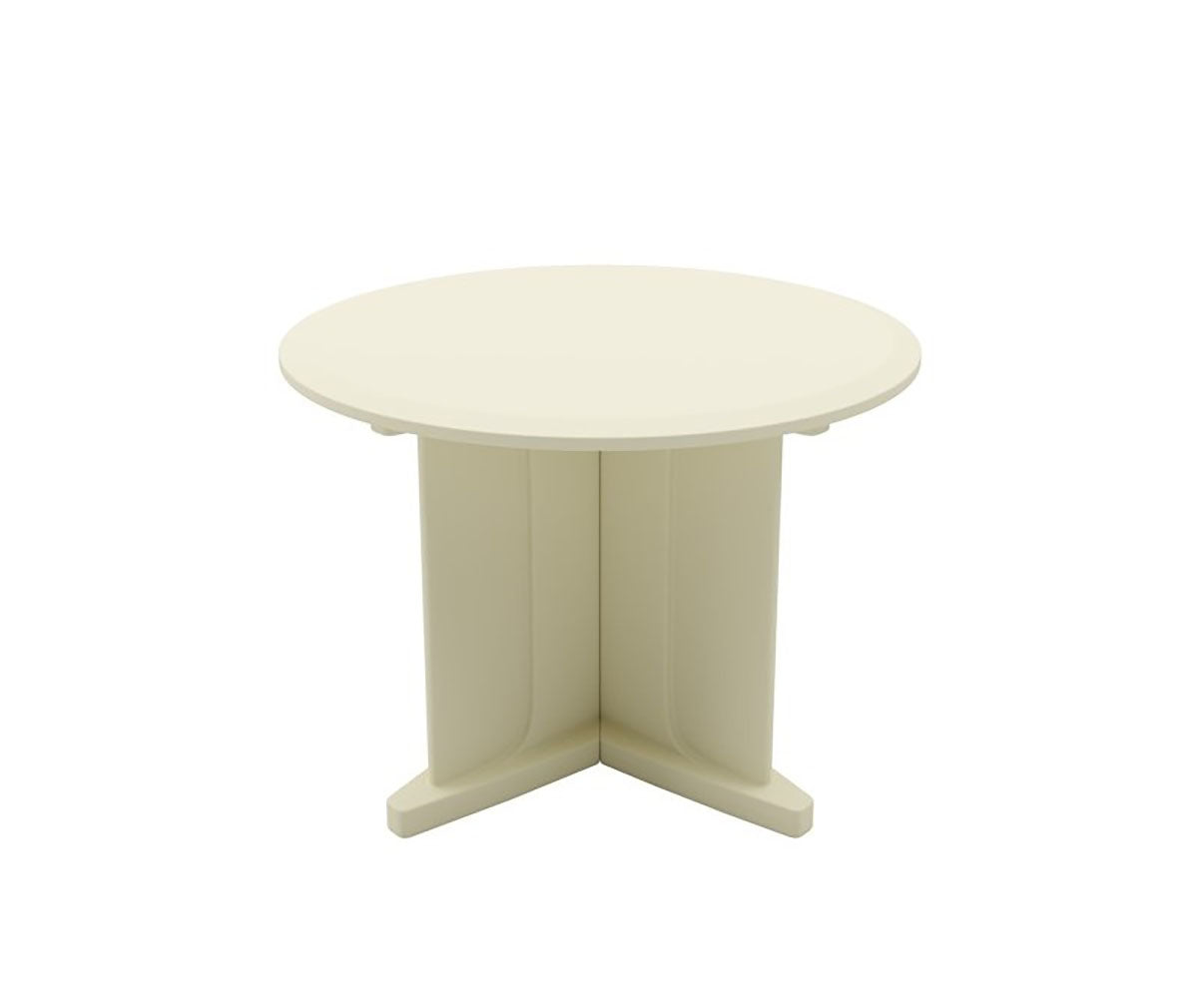 Endurance Table 42" Round X-Base Flame Retardant, Canvas