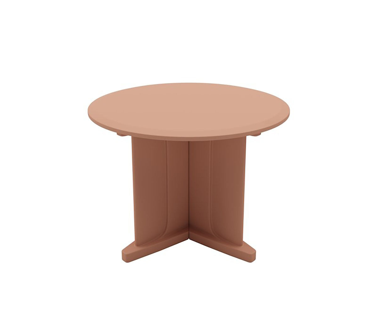 Endurance Table 42" Round X-Base Flame Retardant, Claylight