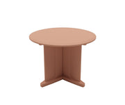 Endurance Table 42" Round X-Base Flame Retardant, Claylight