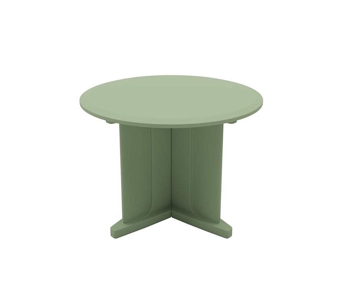 Endurance Table 42" Round X-Base Flame Retardant, Seagrass