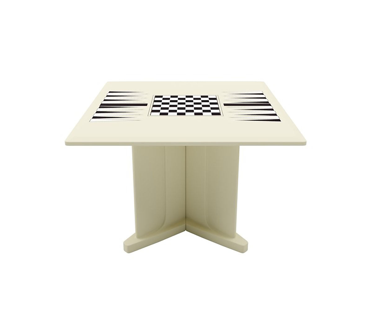 Endurance Table 42" Square X-Base Flame Retardant Game Top, Canvas