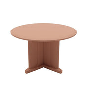 Endurance Table 48" Round X-Base Flame Retardant, Claylight