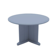 Endurance Table 48" Round X-Base Flame Retardant, Overcast