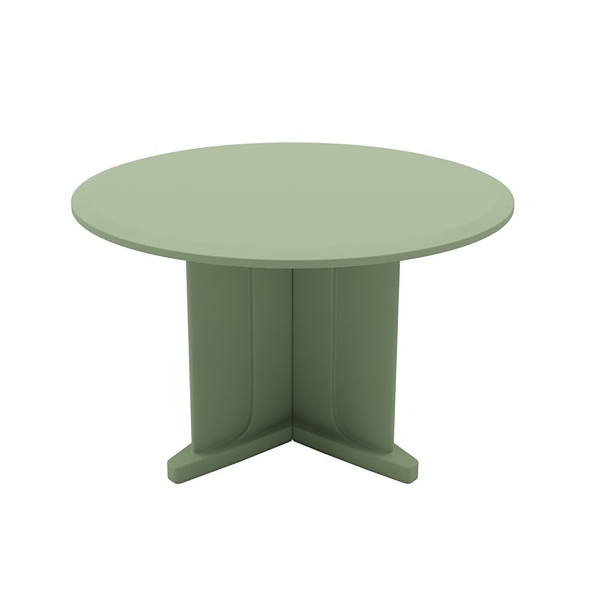 Endurance Table 48" Round X-Base Flame Retardant, Seagrass