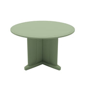 Endurance Table 48" Round X-Base Flame Retardant, Seagrass