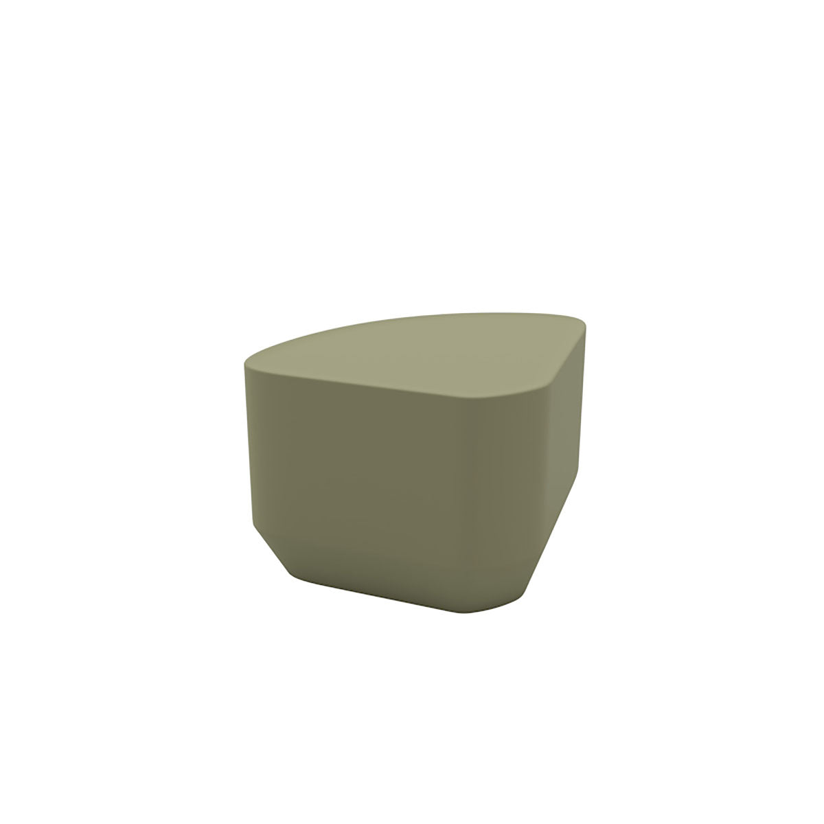 Endurance Wedge, Side or End Table, Moss