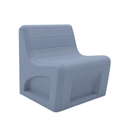 Sabre Chair-Floor Mount, Gangable, Overcast