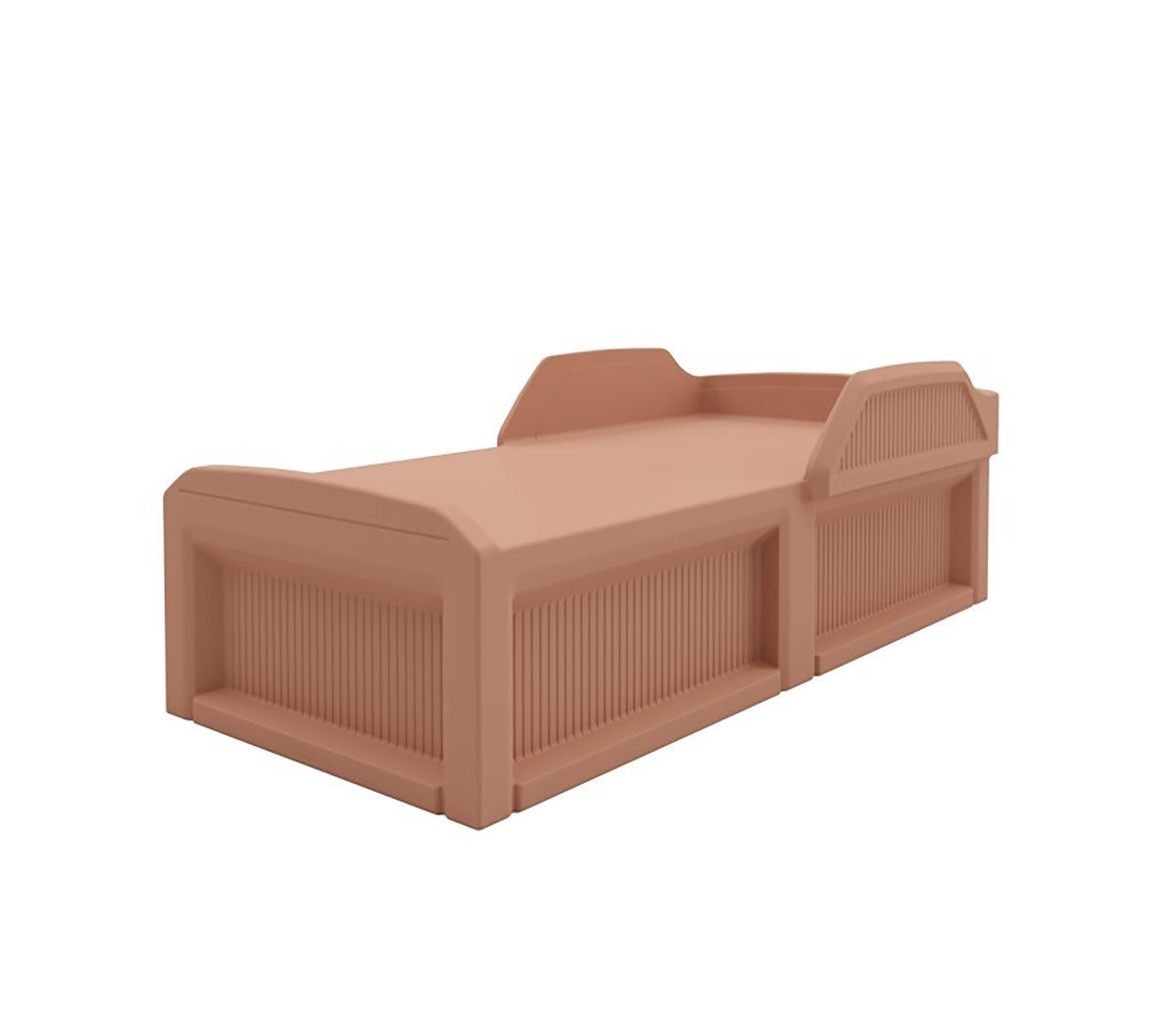 Solstice Bed with Safety Rail Claylight