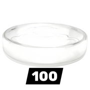 Petri Dish Glass 100mm x 20mm, Case of 100