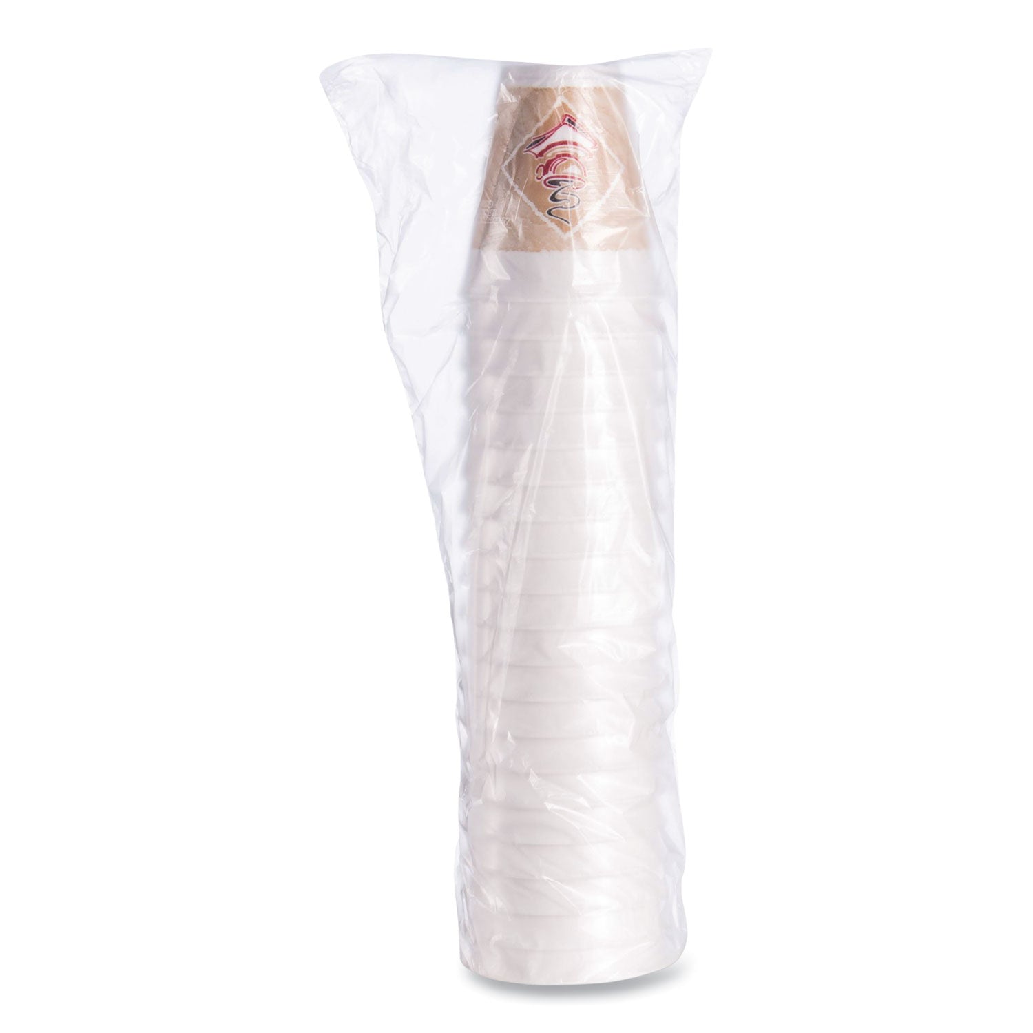 12 fl oz - Brown, Red - Foam - Cold Drink, Hot Drink - 20/Bag - 50 / Carton